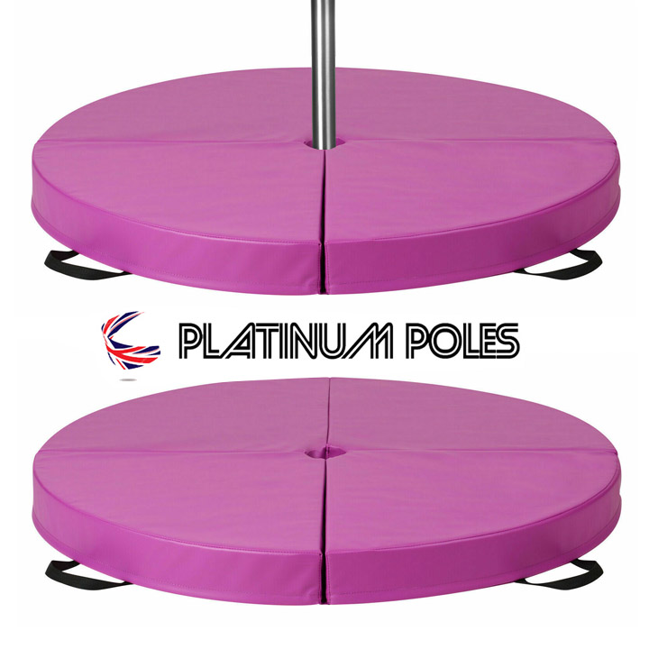 Platinum Poles PINK 120cm x 10cm Dance Crash / Pole Mat - Click Image to Close
